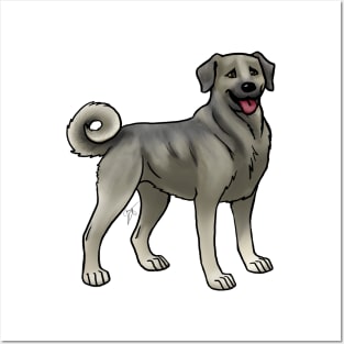 Dog - Anatolian Shepherd - Gray Posters and Art